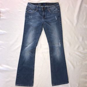 VIGOSS | Distressed “THE NEW YORK BOOT” Jeans